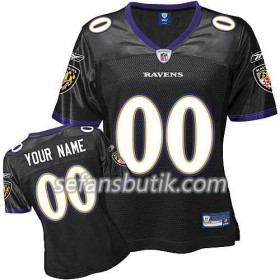 Baltimore Ravens Tröjor Custom Svart - Dame